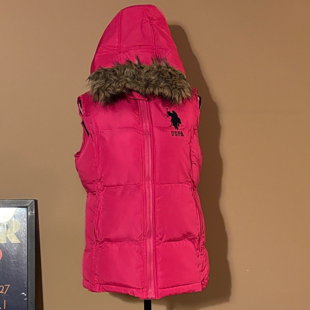 U.S. Polo Assn. Red and Navy Jacket